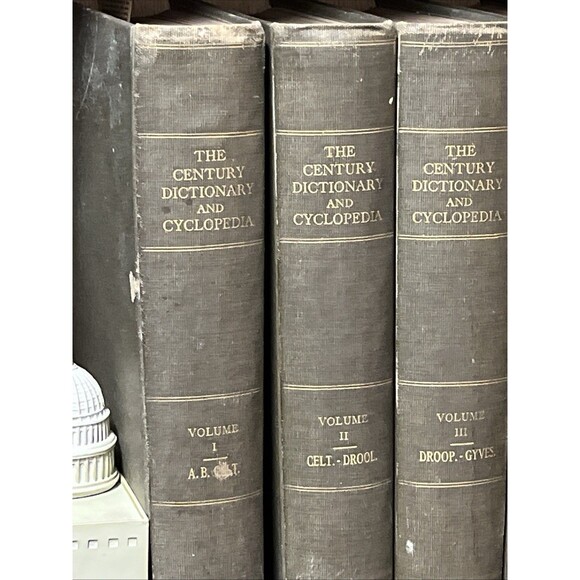 The Century Dictionary And Cyclopedia 1897 RARE Complete Set Vol 1-8 - Picture 12 of 16